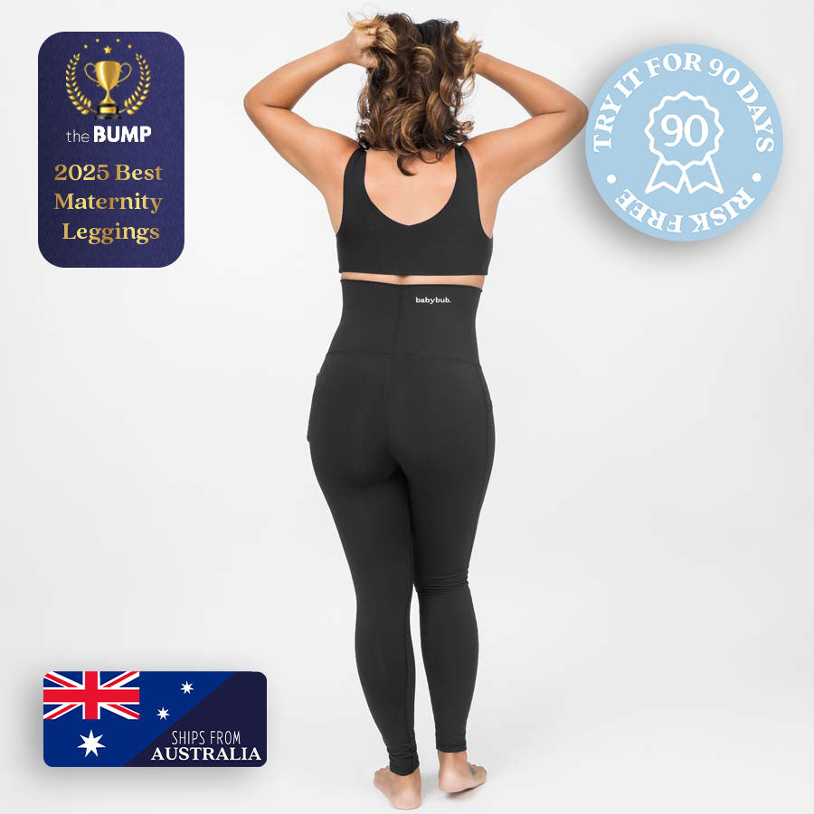 Bub's Maternity Leggings | Full Length + Pockets